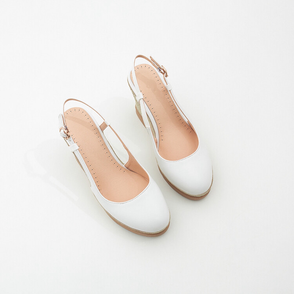 Wedge Espadrille Women - レディース T ストラップ ウェッジ サンダル ブラック