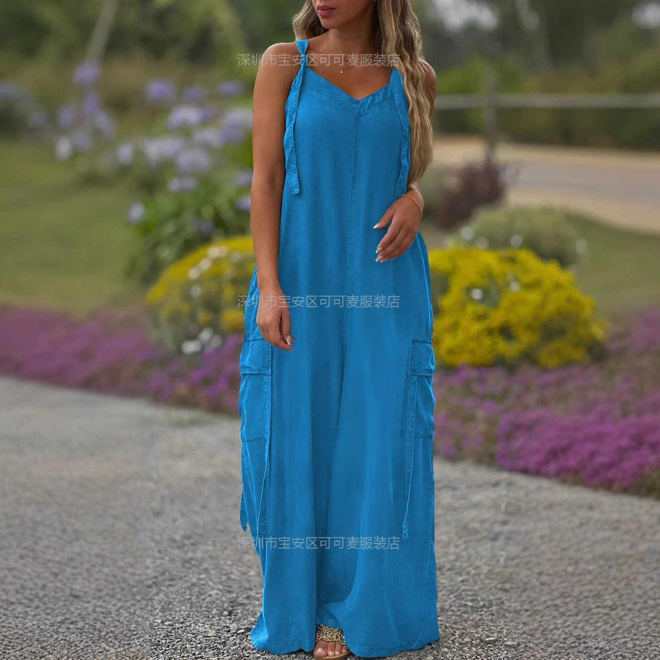 Jumpsuit Linen Relaxed - ゆったりとした夏のジャンプスーツ カジュアルなリネンワイドレッグジャンプスーツ 快適なビーチボヘミアンジャンプスーツ リラックスしたカジュアルワイドレッグオーバーオール