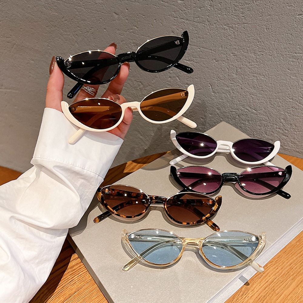 ファッション女性男性スモールキャットアイサングラスサングラス - Sunglasses Cat Eye のレビューと価格