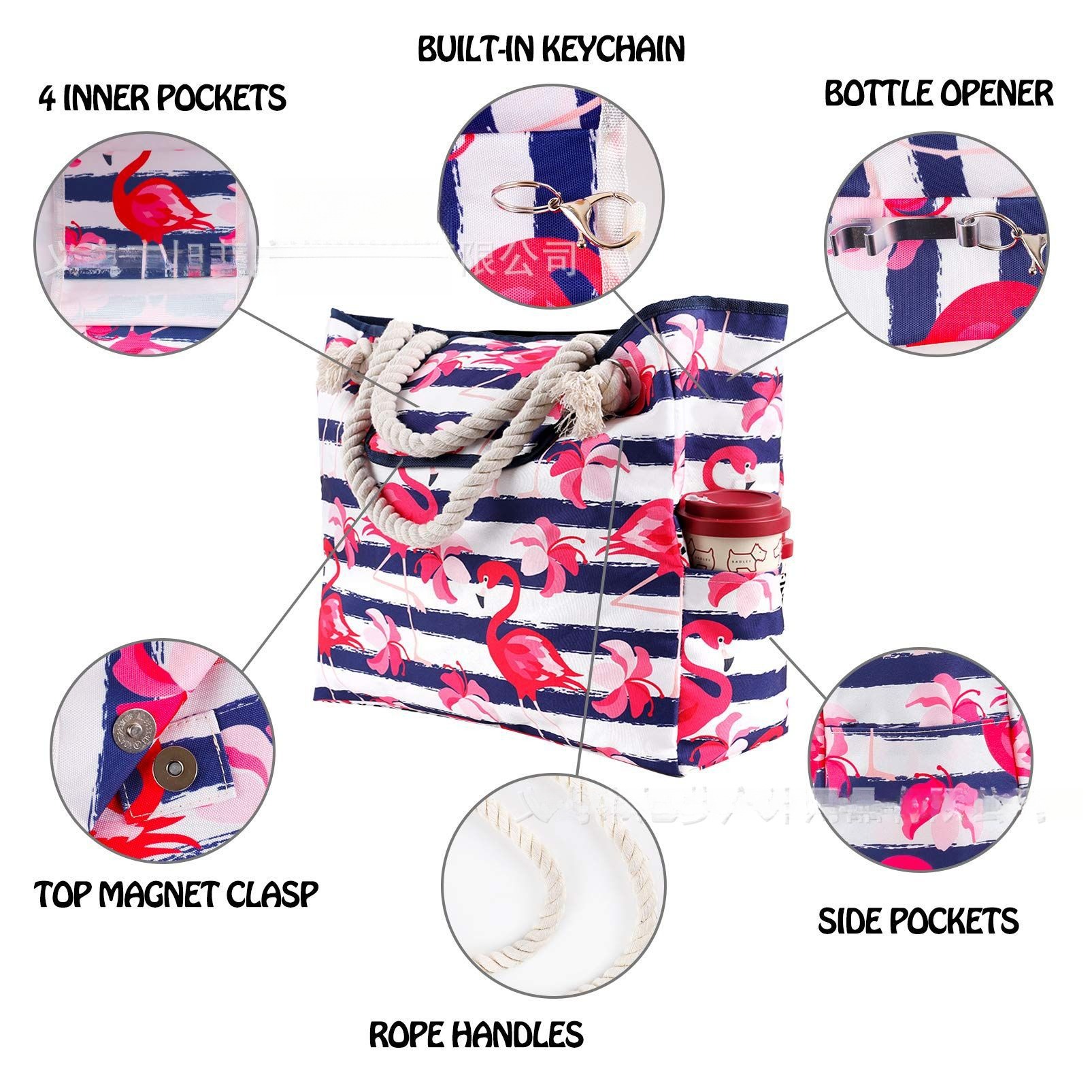 XLHW 大容量多機能ハンドバッグ旅行ビーチバッグベストセラ - Tote Bag Beach のレビューと価格