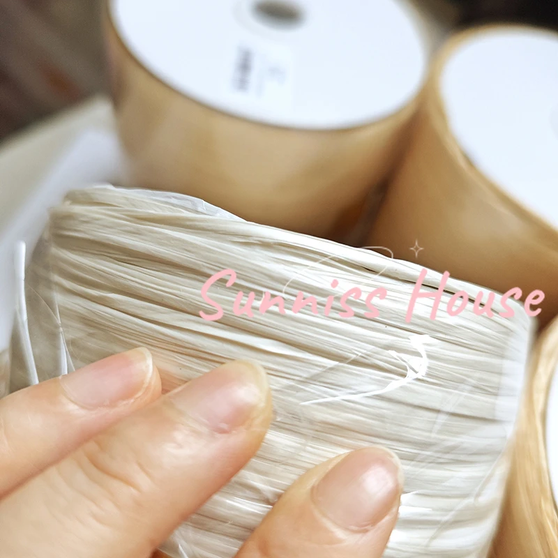 600 メートルマットラフィア糸、 330 グラム人工植物繊 - Crochet Bag Raffia のレビューと価格