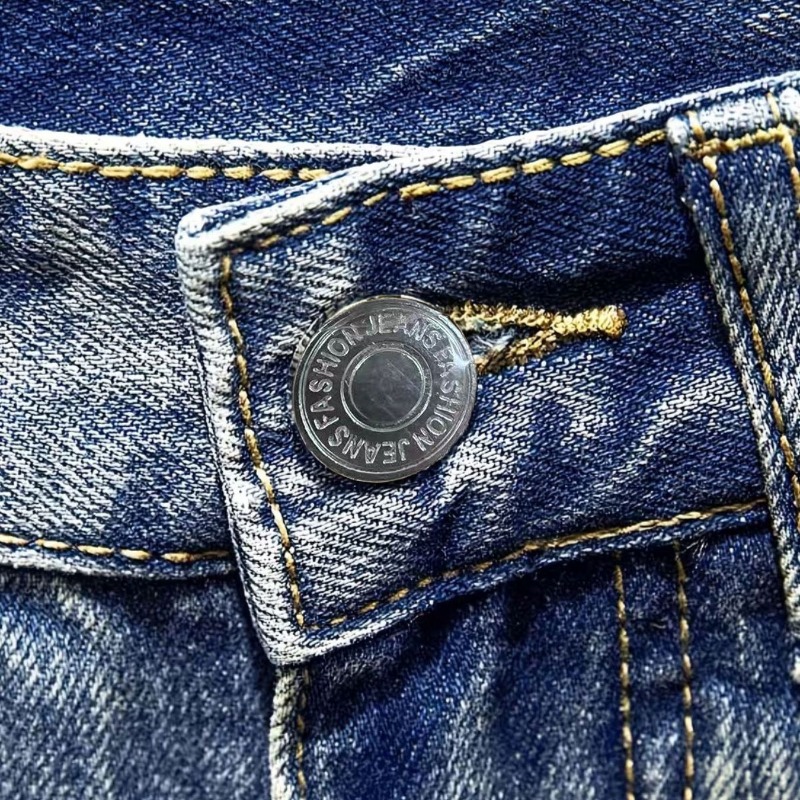 メンズ韓国風ダメージデニムショーツ、ライトウォッシュ加工、リ - Shorts Denim Frayed のレビューと価格