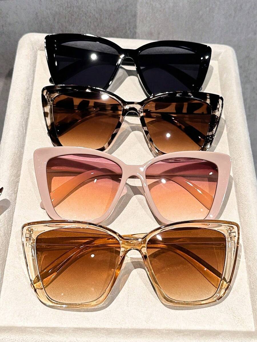 3/4 個女性キャットアイフレーム繊細なパーソナライズされた - Sunglasses Cat Eye のレビューと価格
