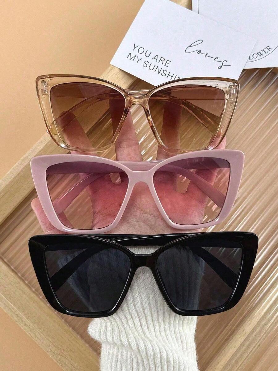 3/4 個女性キャットアイフレーム繊細なパーソナライズされた - Sunglasses Cat Eye のレビューと価格
