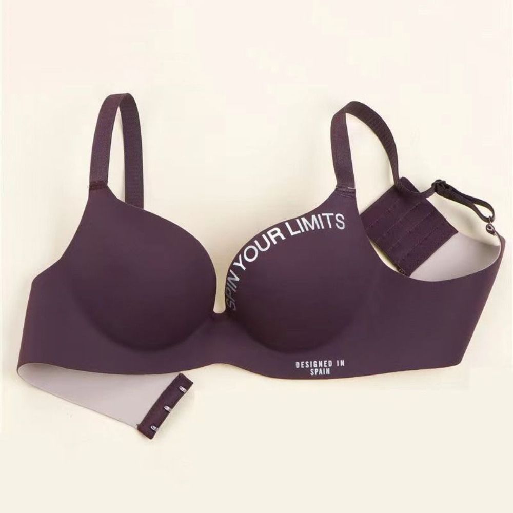 ファッションレターパターン女性用ディープVブラ、ノンワイヤー - Bralette Triangle Set のレビューと価格