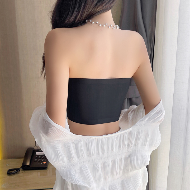 ワンピースセクシーなチューブトップス女性ストラップレスプッシ - Bralette Triangle Set のレビューと価格