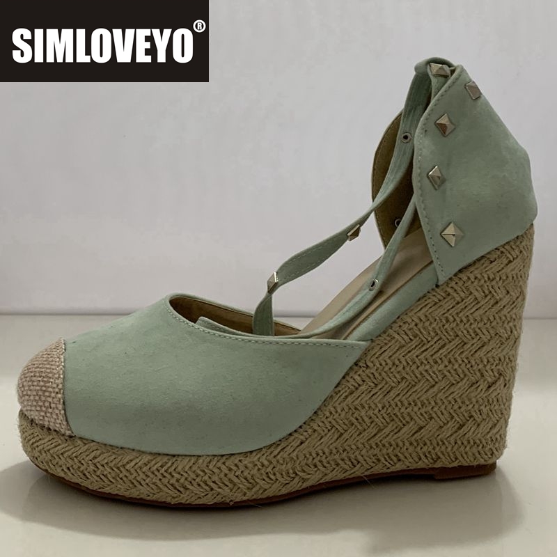 SIMLOVEYO エスパドリーユ女性ウェッジサンダルハイヒ - Wedge Espadrille Women のレビューと価格
