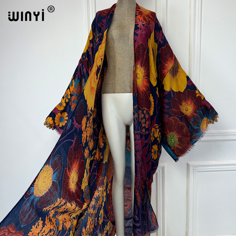 WINYI アフリカファッション 夏用着物マキシドレス ビー - Cover Up Kaftan のレビューと価格