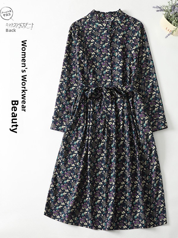 エレガントな花柄プリントAラインワンピース レディース ウエ - Midi Skirt Floral のレビューと価格