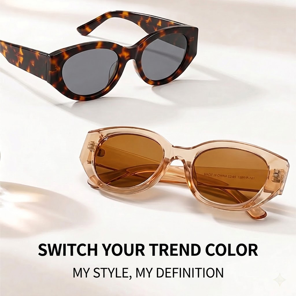 女性男性クラシックキャットアイ偏光サングラス高品質フレーム高 - Sunglasses Cat Eye のレビューと価格