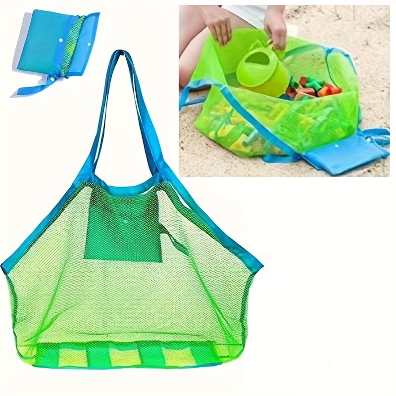 1pc 大型メッシュビーチトートバッグ 折りたたみ式 速乾性 - Tote Bag Beach のレビューと価格